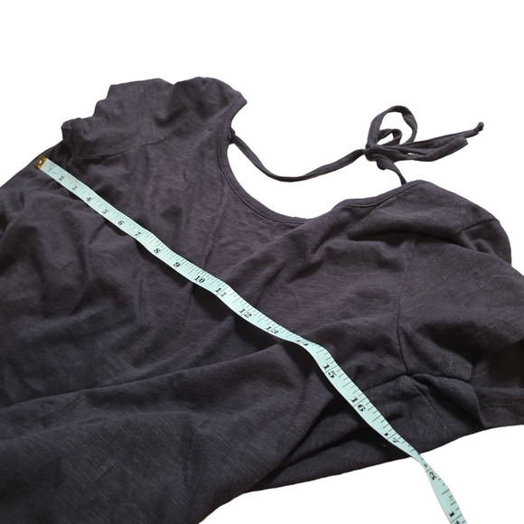 Ba&sh dark blue small maxi length tshirt dress size 1 - Picture 6 of 7